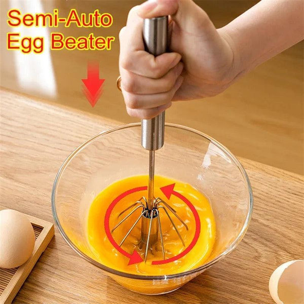 Egg beater stainless steel spring egg beater